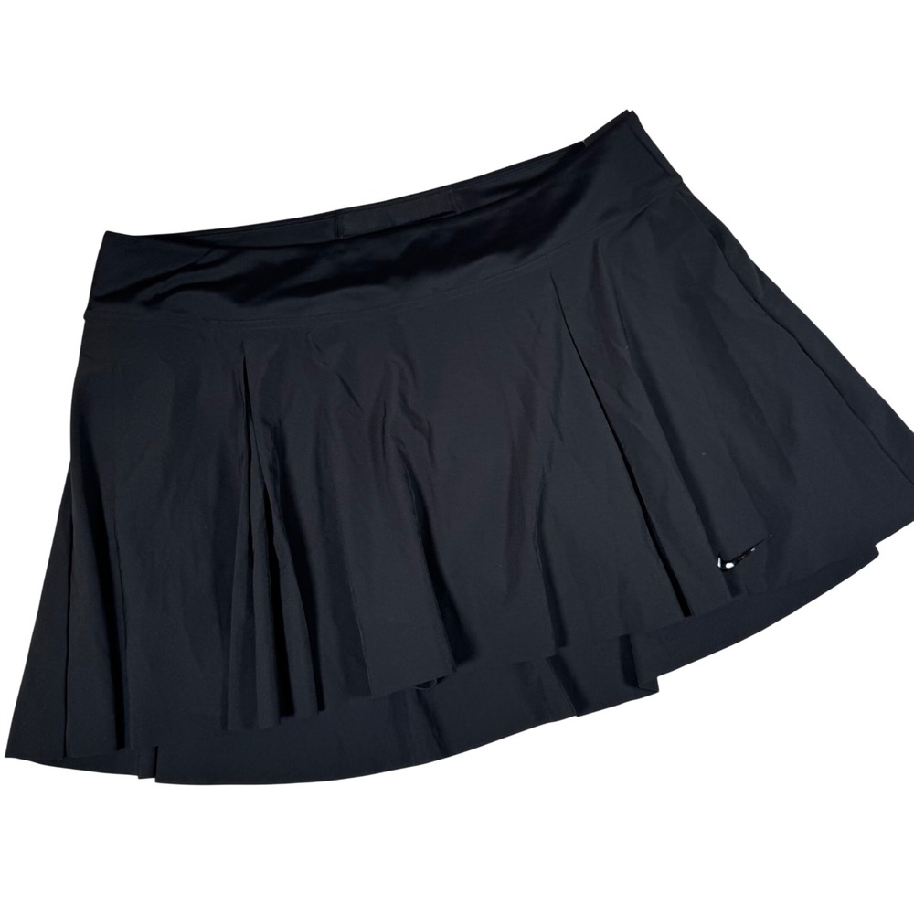 Nike Court Victory Tennis Skirt Black Dri-FIT Pleated Skort 2X DD0343-010 NEW
